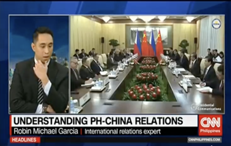 President Rodrigo Duterte is back in the country after his official visit to China. International relations expert Robin Michael Garcia joins us to analyze the PH-China relations.